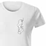 Дамска бяла тениска Love Minimalism