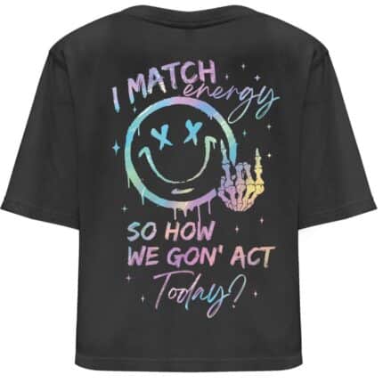 Дамска Кроп Топ Тениска I Match Energy