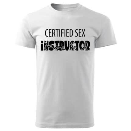 Мъжка Забавна Тениска Sex Instructor
