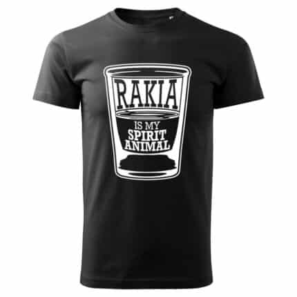 Забавна Тениска Rakia is My Spirit Animal