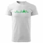 0713 Cannabis Heartbeat Weed Pot Stoner Kush Marijuana Ganja Gift T-Shirt bqla