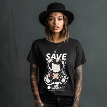 Овърсайз Тениска Save The World