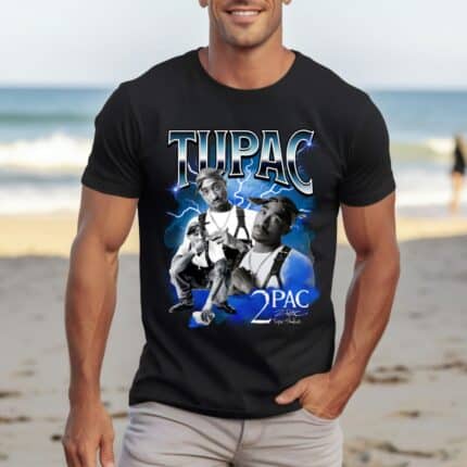 Мъжка Черна 2Pac All Eyez On Me PhotoShoot