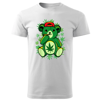Мъжка Тениска Bear Smoking Weed