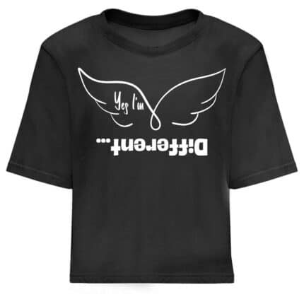Дамска Кроп Топ Тениска I'm Different