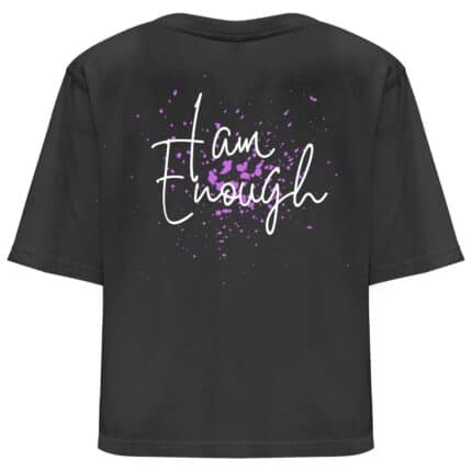Дамска Кроп Топ Тениска I Am Enough