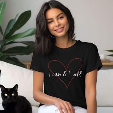Дамска тениска I Can & I Will