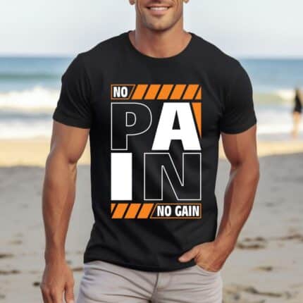Мъжка Тениска No Pain No Gain