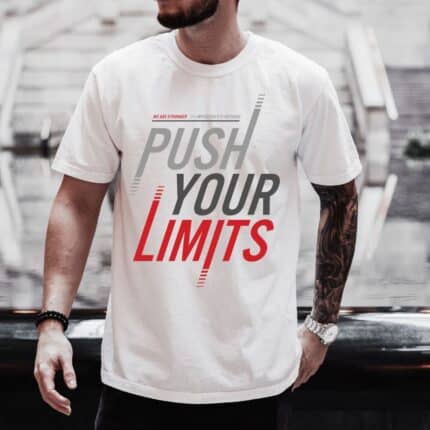 Мъжка Патриотична Тениска Push Your Limits