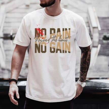 Мъжка Тениска No Pain No Gain