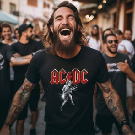 Мъжка тениска ACDC Angus Young