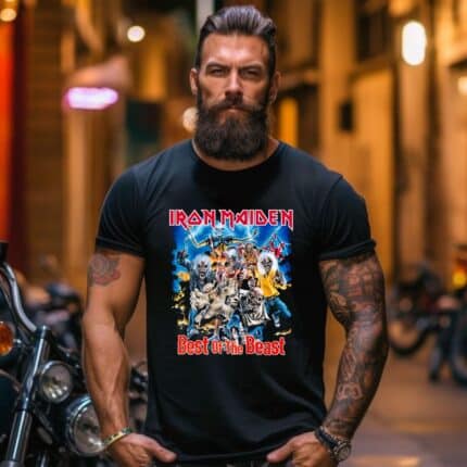 Мъжка тениска Iron Maiden Best of the Beast