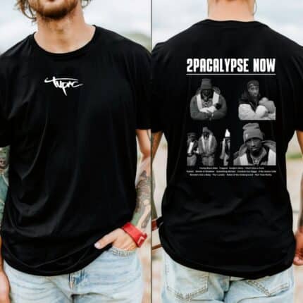 Мъжка тениска черна 2Pacalypse Now