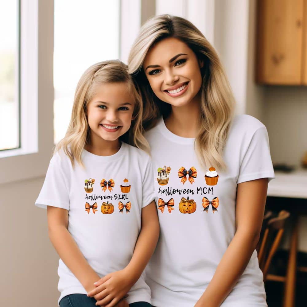 Дамска Хелоуин Тениска Halloween mom Дамска Хелоуин Тениска Halloween mom