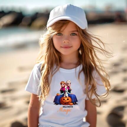 Детска Хелоуин Тениска Frozen Halloween
