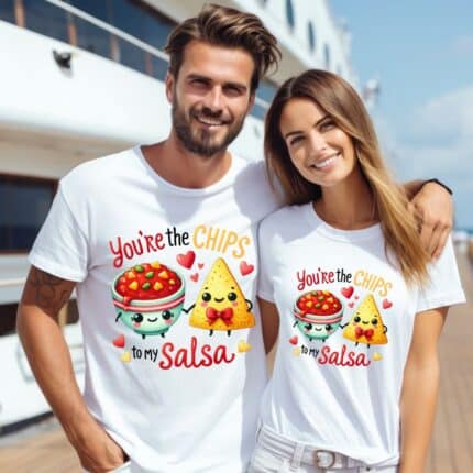 Тениски за двойки Chips To My Salsa