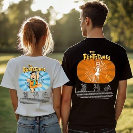 Тениски за двойки The Flinstones