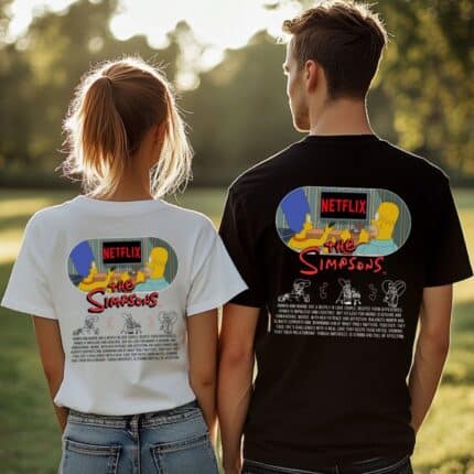Тениски за двойки The Simpson Netflix