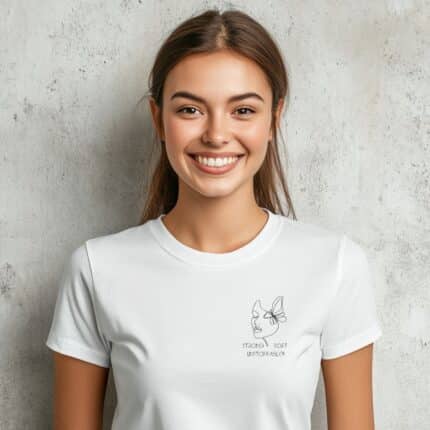 Дамска Бяла тениска Strong, Soft, Unstoppable