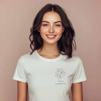 Дамска бели тениска Grace in Simplicity