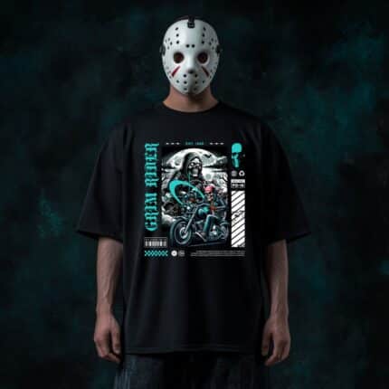 Овърсайз Тениска Grim Rider Streetwear