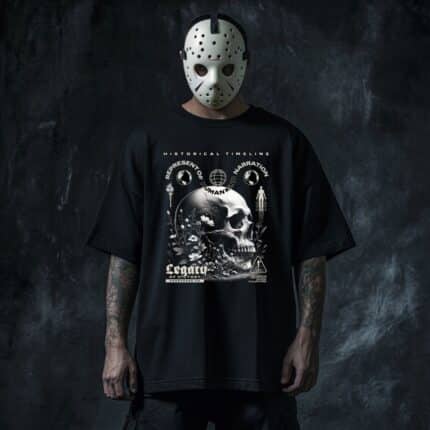 Овърсайз Тениска Skull Graphic