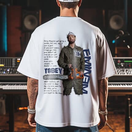 Мъжка Тениска Eminem Tobey white