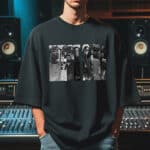 Мъжка Тениска WEST SIDE Rappers Signatures черна