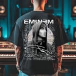 Мъжка Тениска Eminem Lose Yourself Notes черна отзад