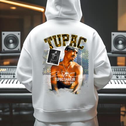 Худи TUPAC 1971-1996 white