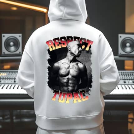 Худи RESPECT TUPAC WHITE