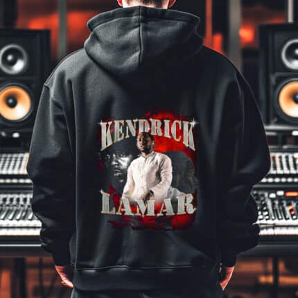 Мъжко Худи Черно Kendrik Lamar