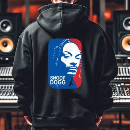 Черно Худи Snoop Dogg NBA отзад