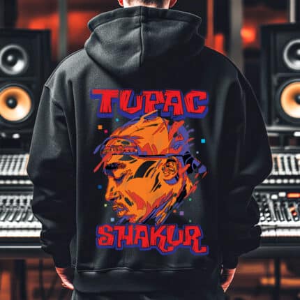 Черно Худи Tupac Shakur