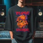 Мъжка Тениска 2PAC Shakur черно