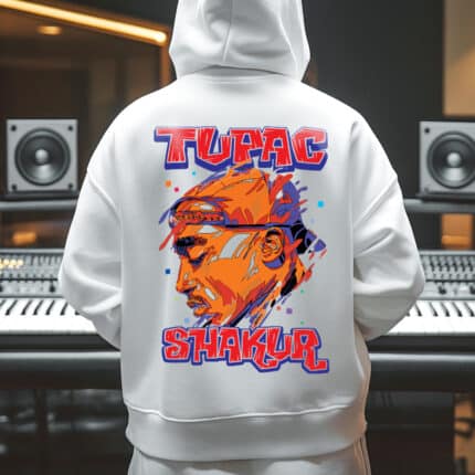 Бяло Худи Tupac Shakur