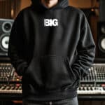 Черно Худи Notorious B.I.G. отпред