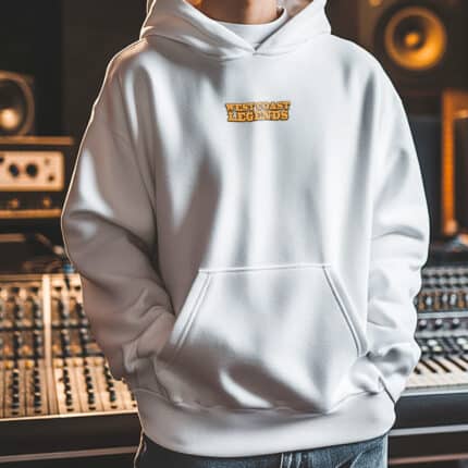 Бяло Худи West Coast Legends отпред