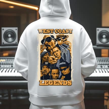 Бяло Худи West Coast Legends