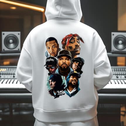 Бяло Худи West Coast Rappers