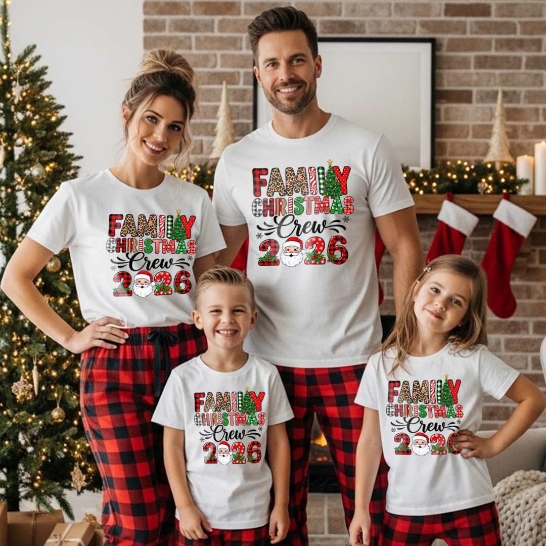 1422 Family Christmas Crew 2026 wh mu